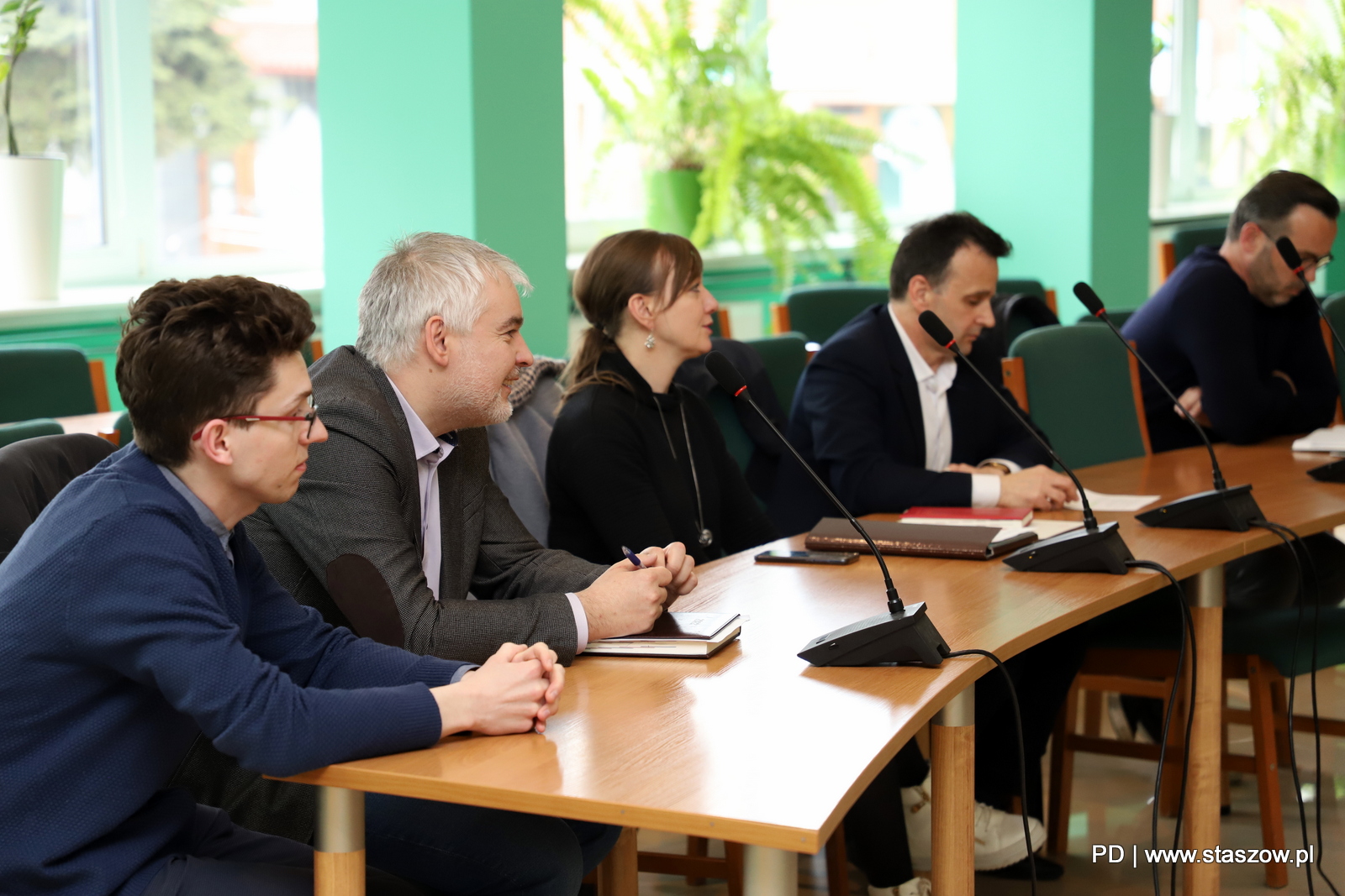 Spotkanie ZIT na sali konferencyjnej UMiG w Staszowie