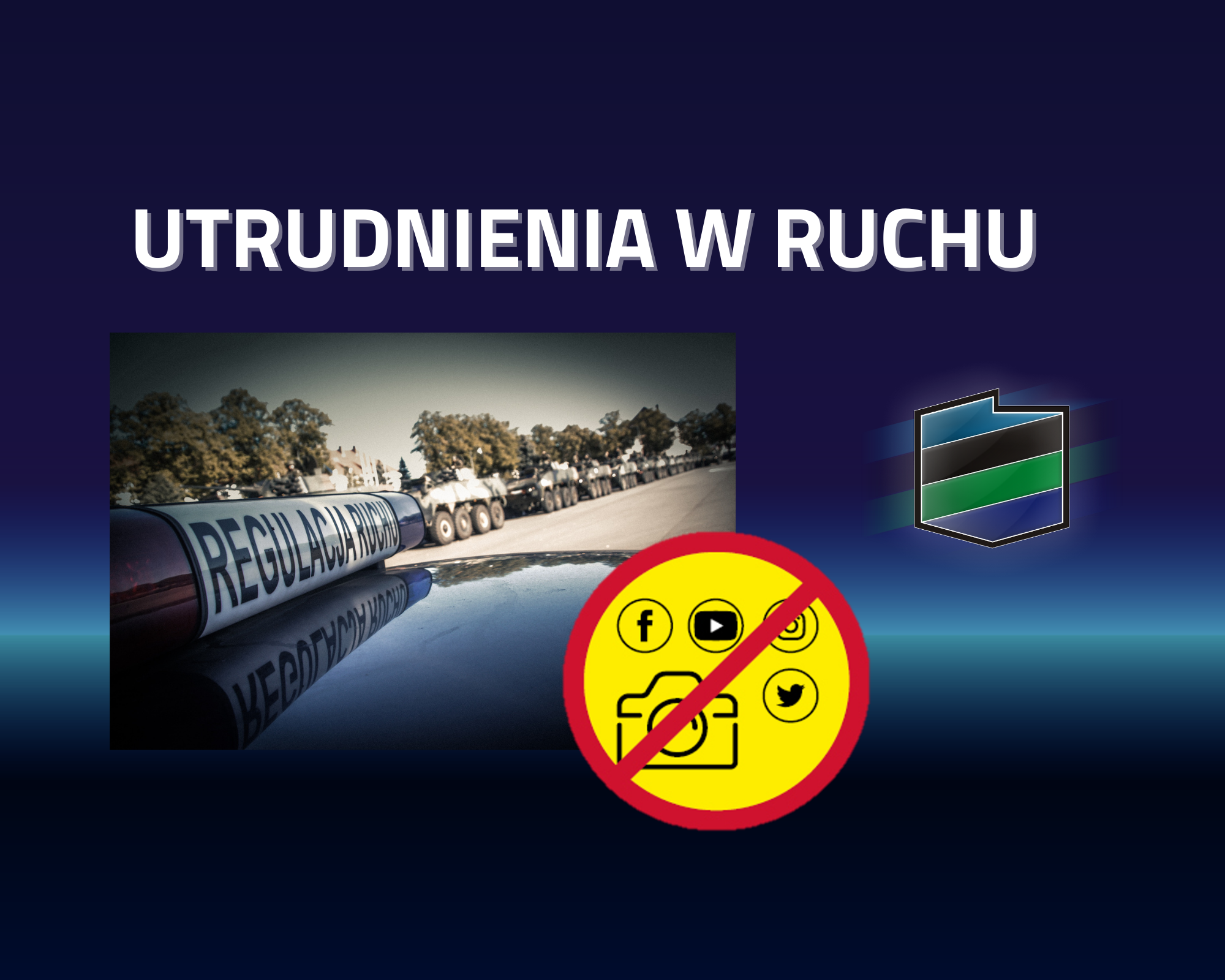 Grafika: Od niedzieli, 1 maja, na drogach niemal całego kraju, będzie odbywał się ruch kolumn pojazdów wojskowych w związku z wojskowymi ćwiczeniami , które odbędą się zgodnie z tegorocznym programem szkolenia Sił Zbrojnych RP.