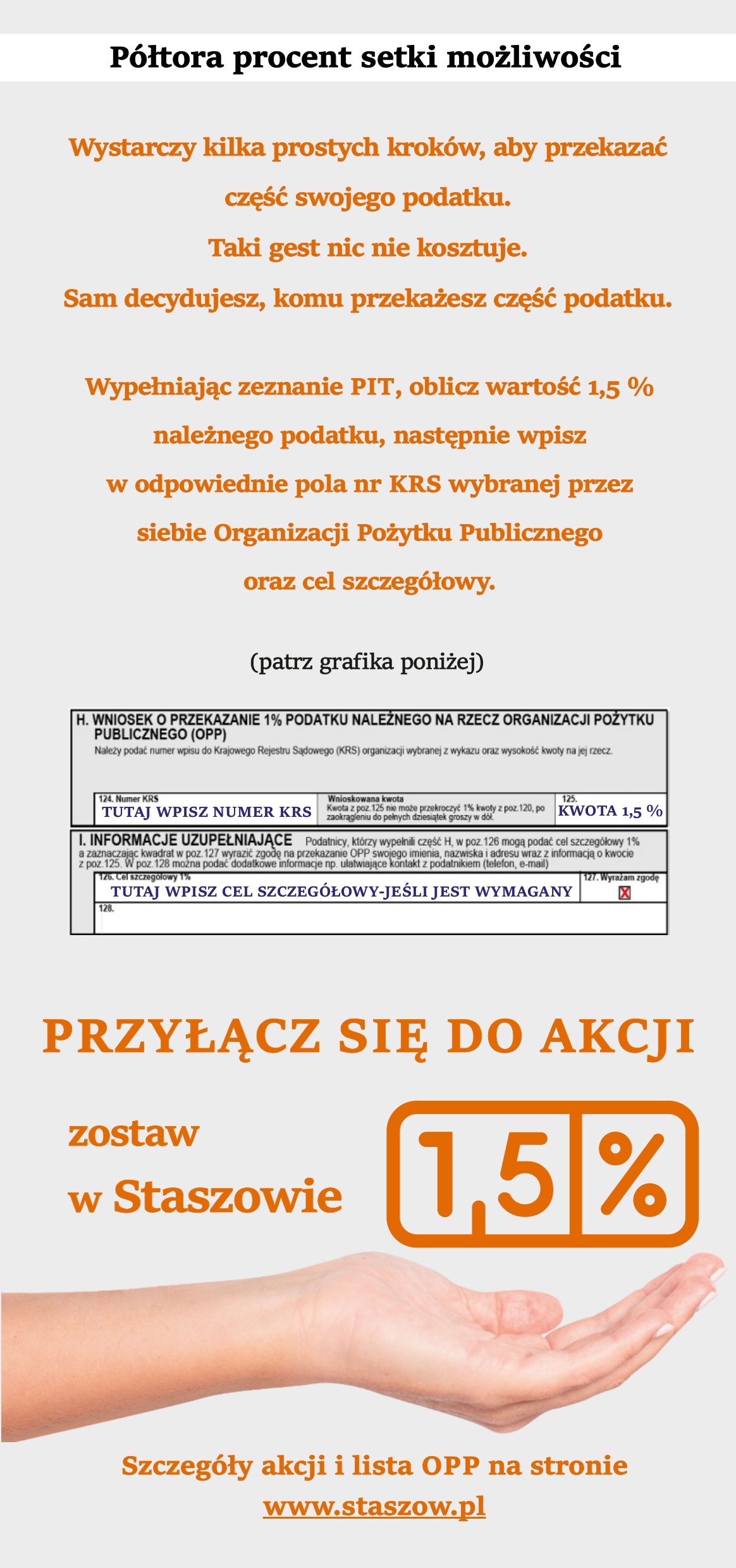 Półtora procent - setki możliwości 