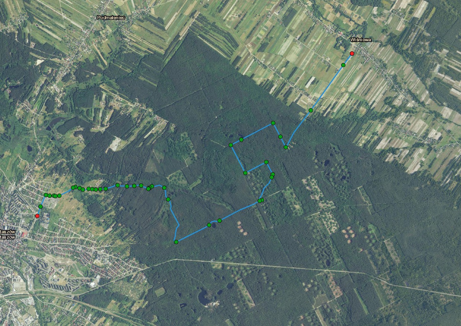 Mapa zawodów