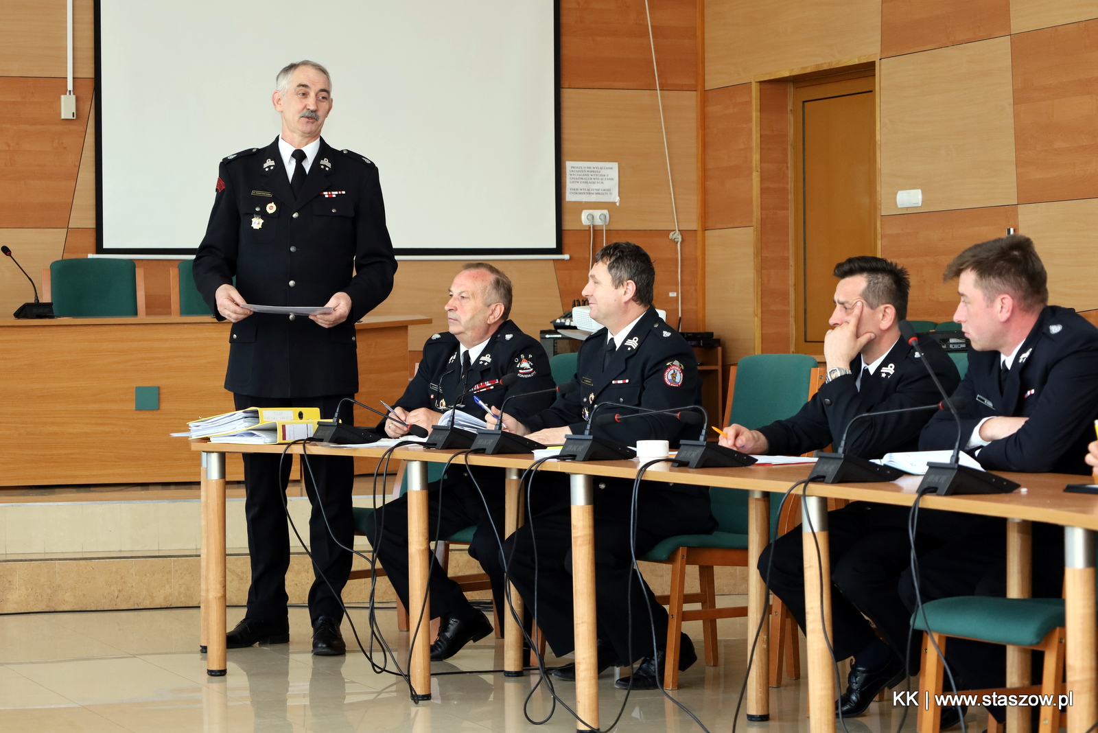 Posiedzenie Zarządu Oddziału Miejsko-Gminnego ZOSP RP w Staszowie