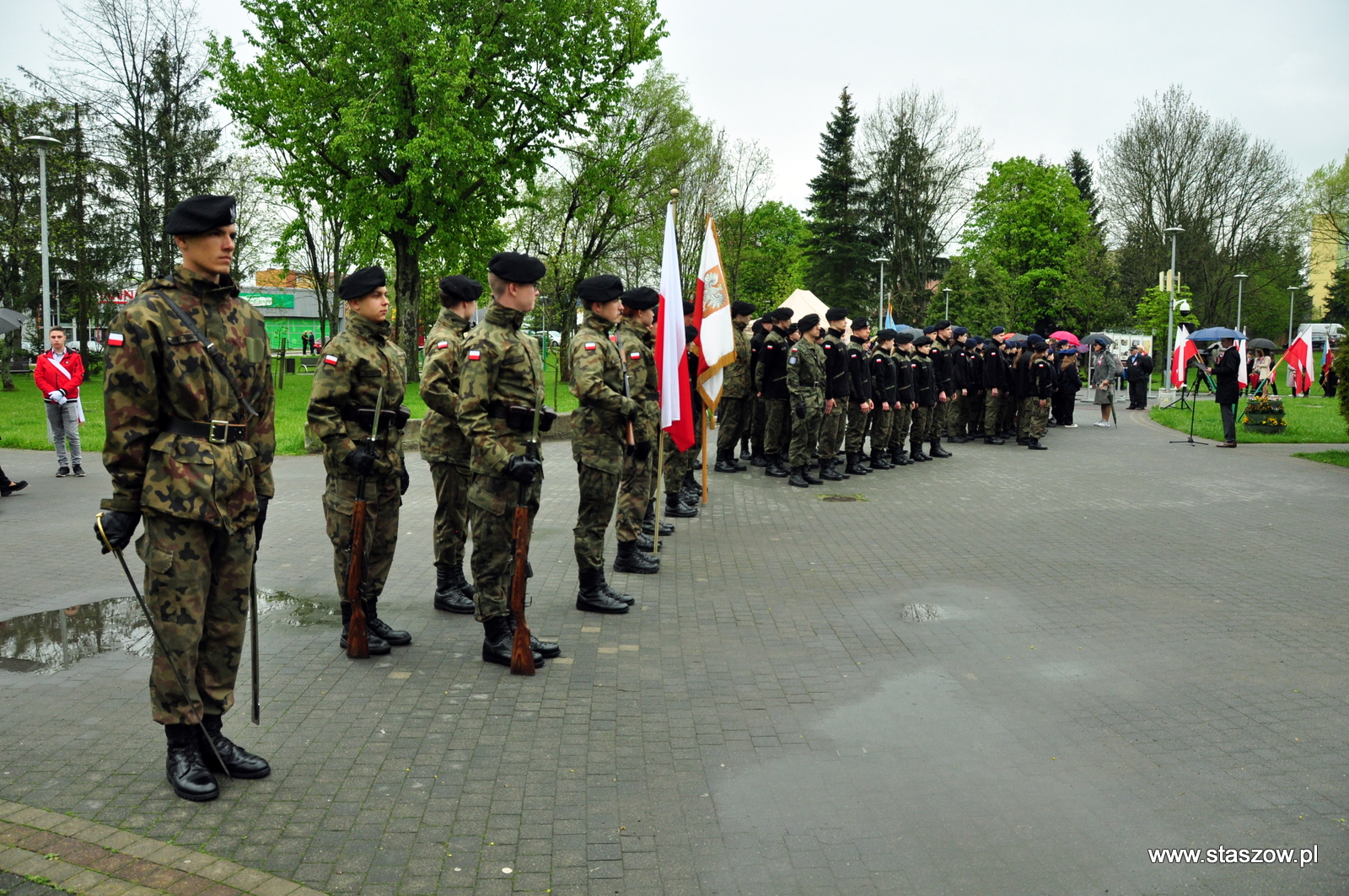 Obchody 232. rocznicy uchwalenia Konstytucji 3 Maja - obchody w Staszowie