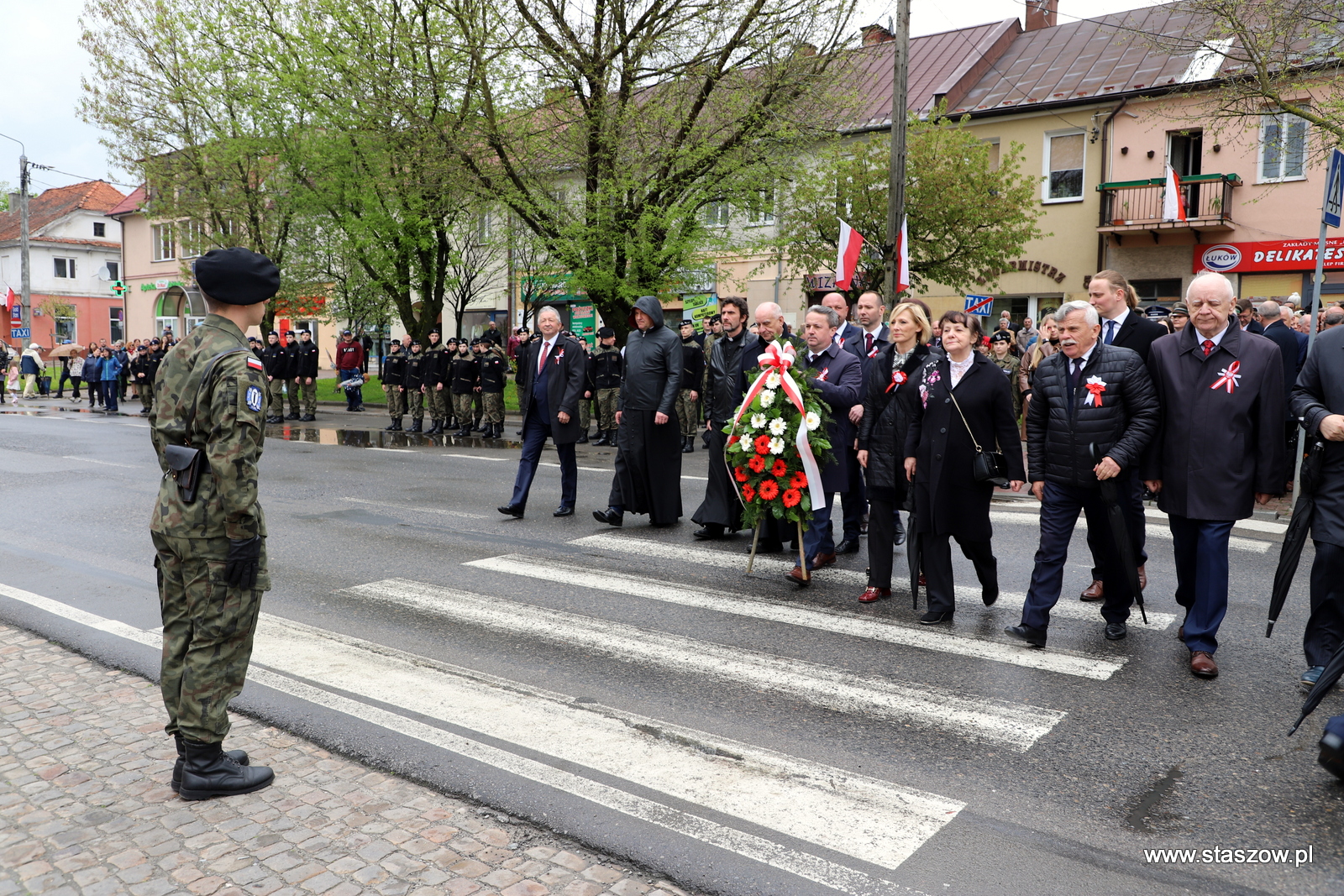 Obchody 232. rocznicy uchwalenia Konstytucji 3 Maja - obchody w Staszowie