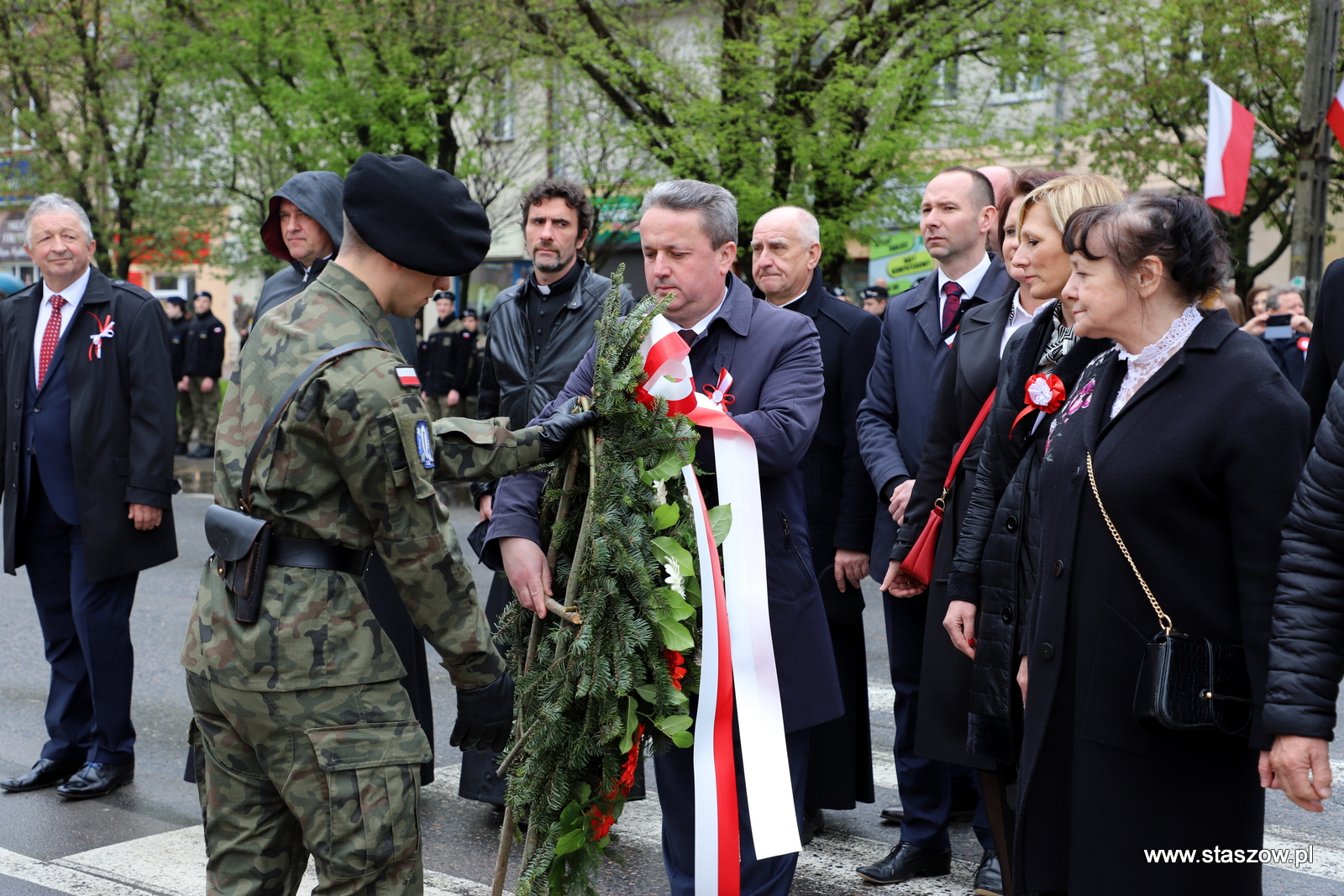 Obchody 232. rocznicy uchwalenia Konstytucji 3 Maja - obchody w Staszowie