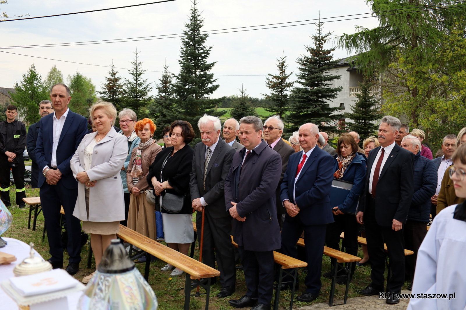 Kapliczka w Wiązownicy Małej po remoncie