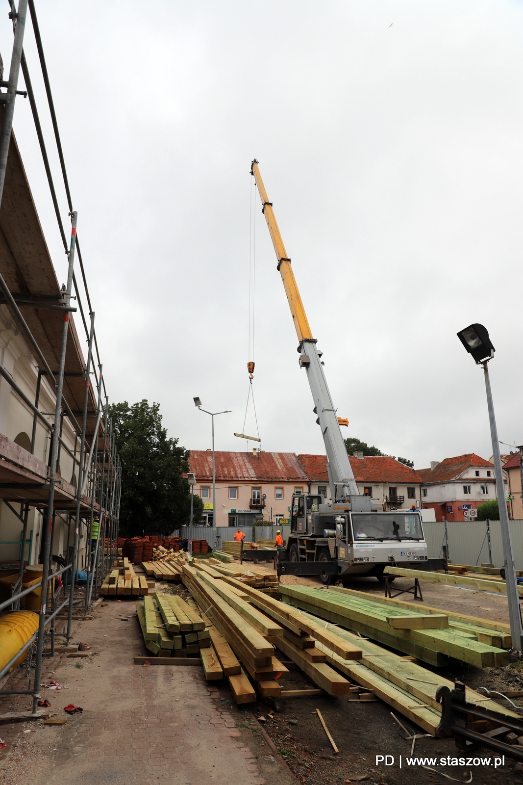 Remont staszowskiego Ratusza w toku