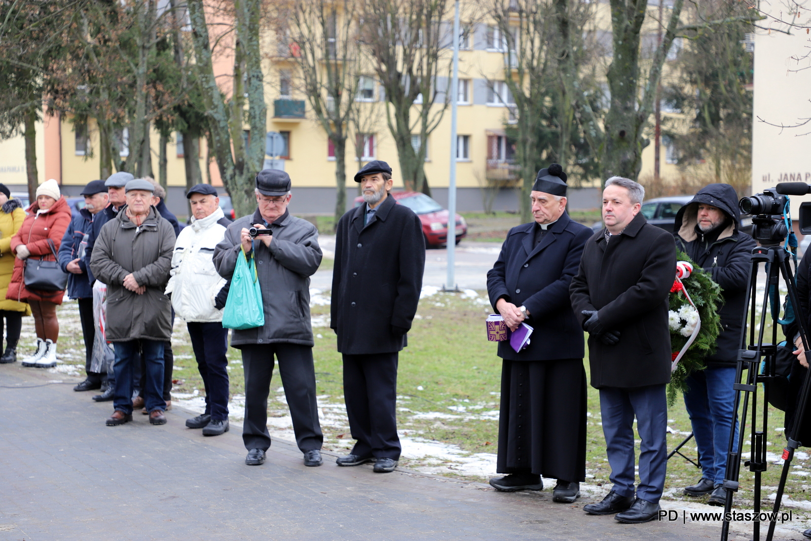 Uroczyste odsłonięcie pomnika ku czci 'Solidarności i świętego Jana Pawła II