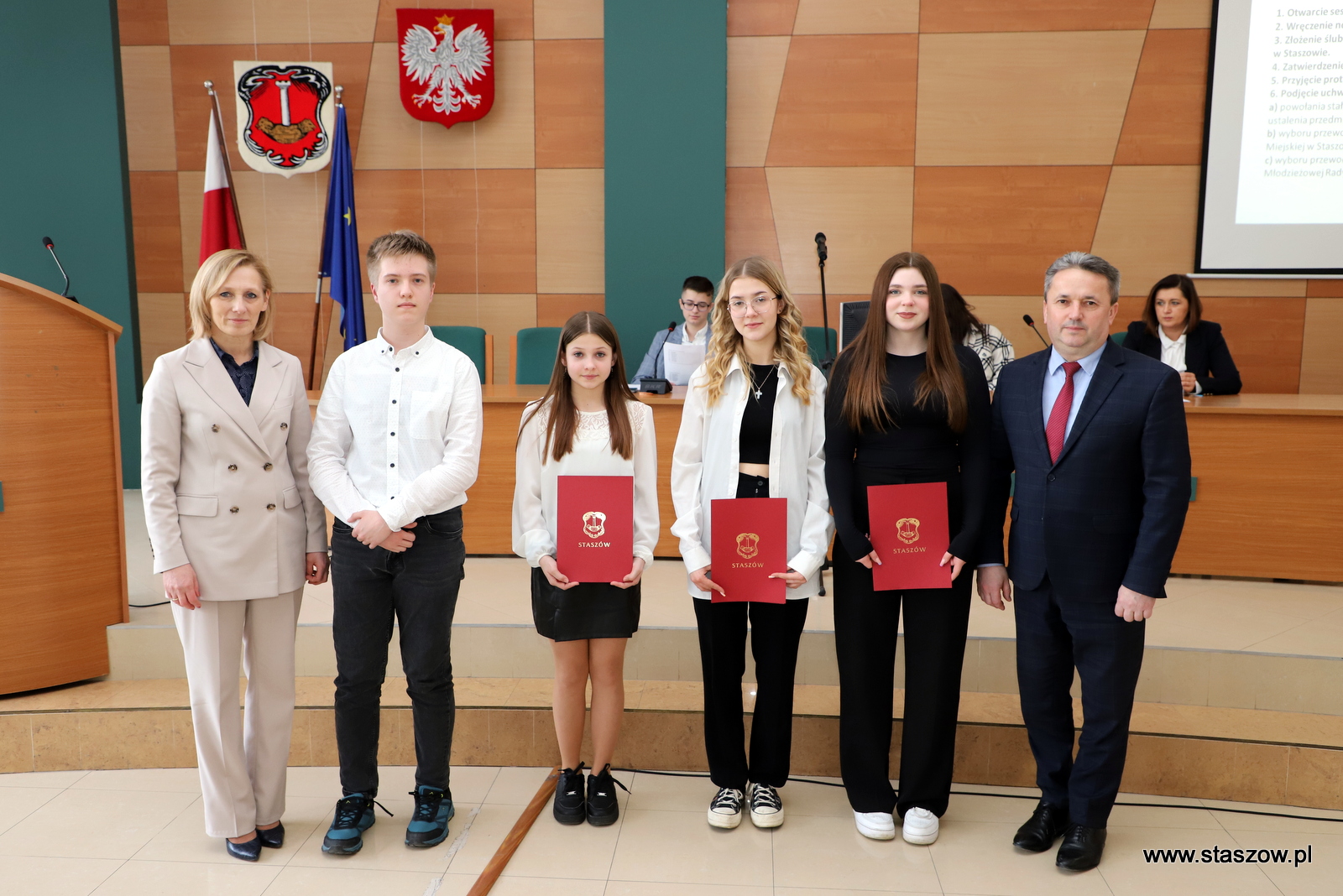 II Sesja Młodzieżowej Rady Miejskiej w Staszowie