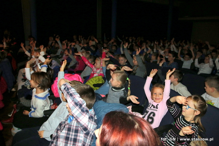 Na zdjęciu podczas akcji Pierwszaki 2016 w Staszowskim Ośrodku Kultury