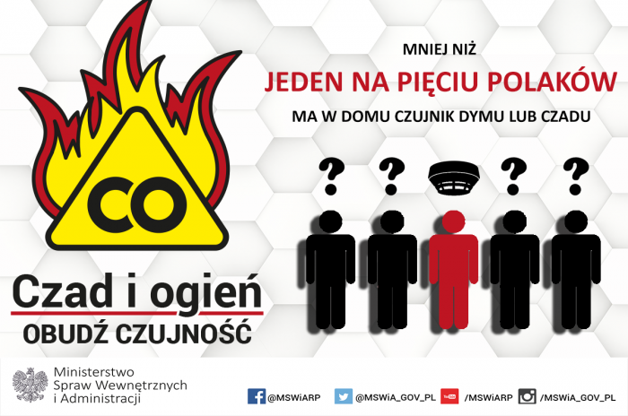 Na zdjęciu plakat informacyjny dotyczący kampanii